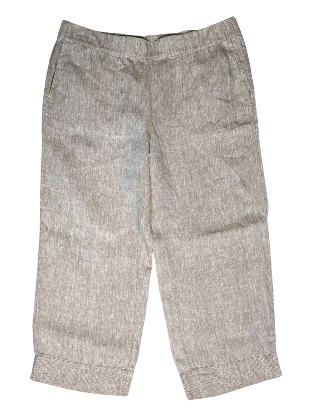 Pure Jill Linen Capris Brownish Pink Size Large